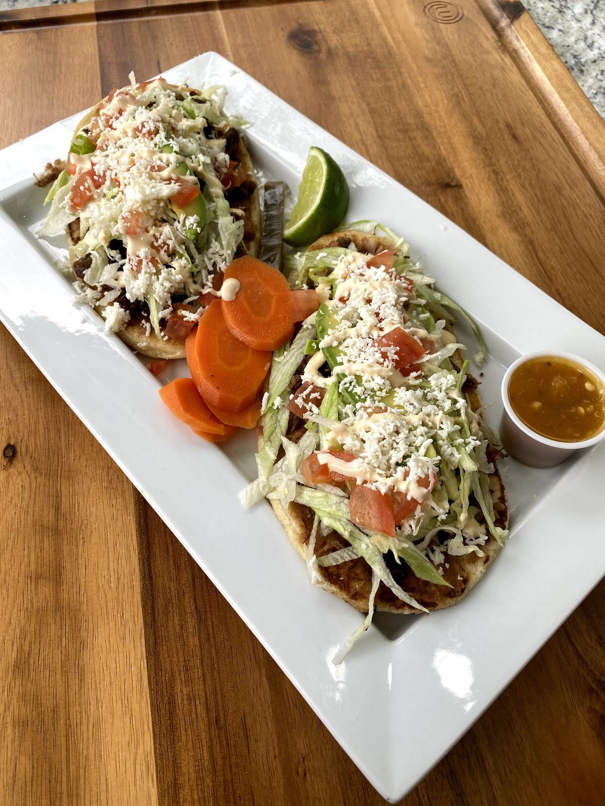 Huarache con Pollo